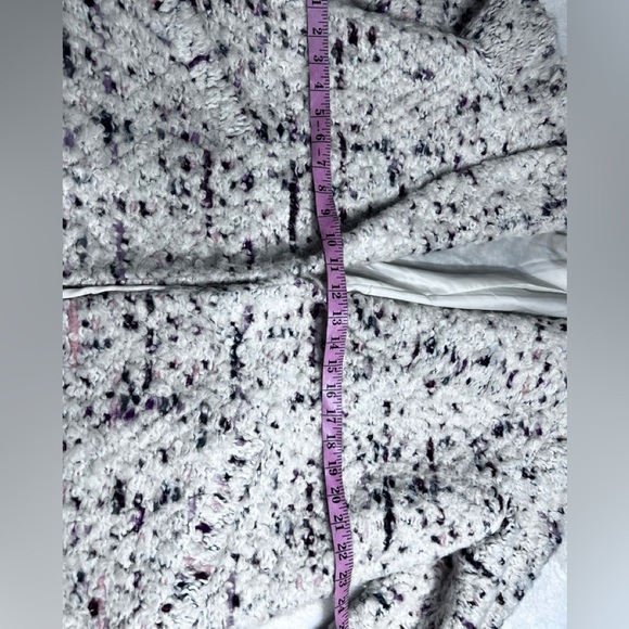 Elizabeth and James New York Bebe Boucle virgins wool coat women size large - Picture 3 of 7